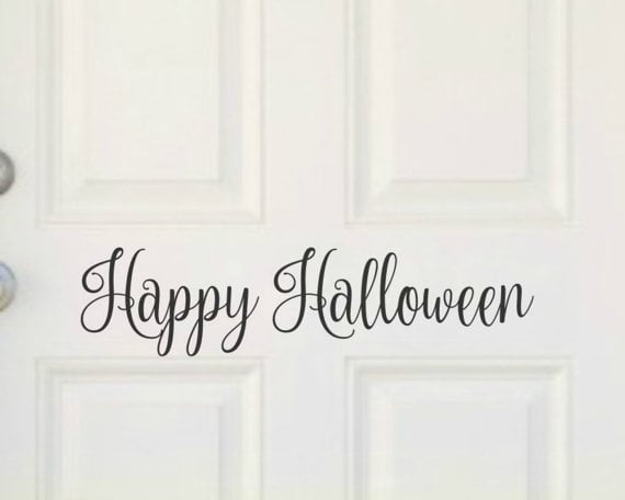 Happy Halloween decal