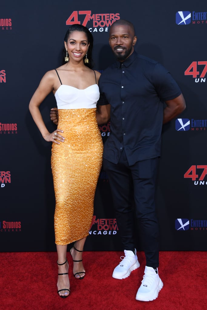 Jamie Foxx and Sylvester Stallone at 47 Meters Down Premiere