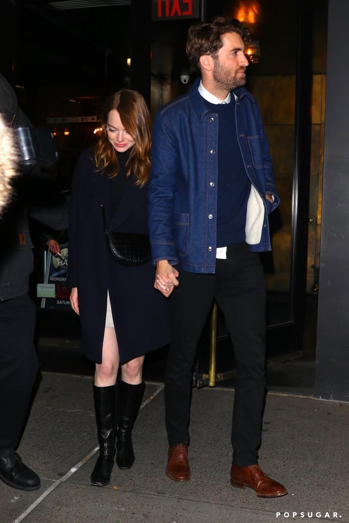 Emma Stone and Dave McCary Hold Hands Walking to SNL Party