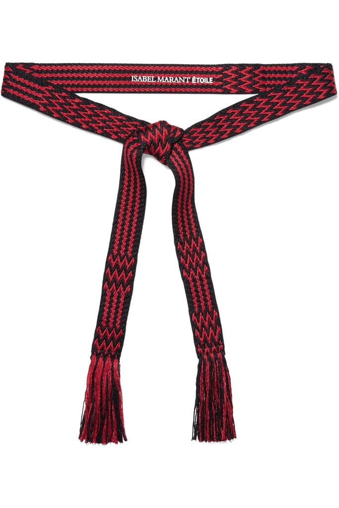 Etoile Isabel Marant Carpet Woven Belt ($65) is the perfect tie-on-and-go accessory.