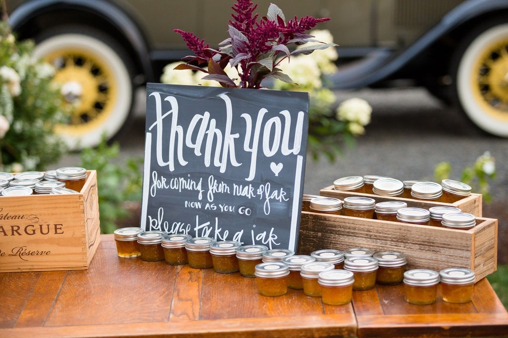 Favors in Mason Jars Rustic Wedding Decor POPSUGAR Home Photo 10