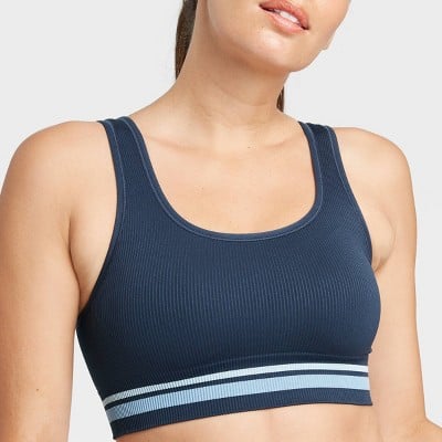 All in Motion Women's Low Support Scoop Neck Seamless Bra