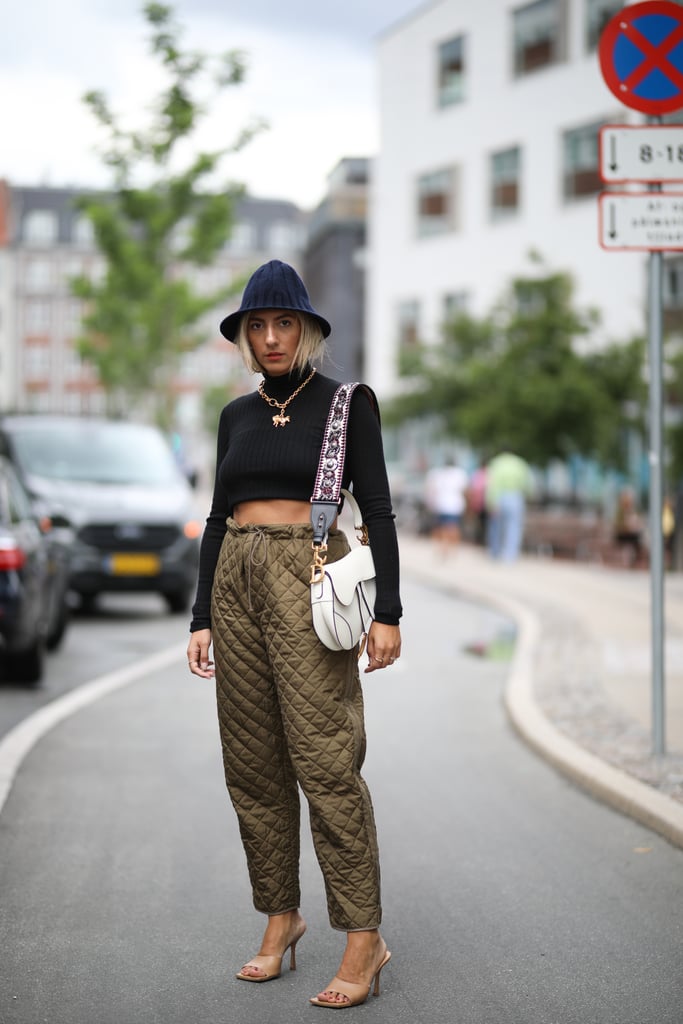 For an everyday heel, try these beige square-toed Bottegas.