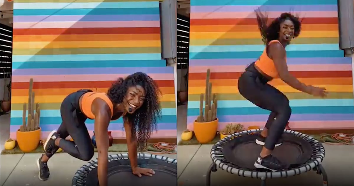 Cardio Bounce Workout on a Mini Trampoline by Shantani Moore