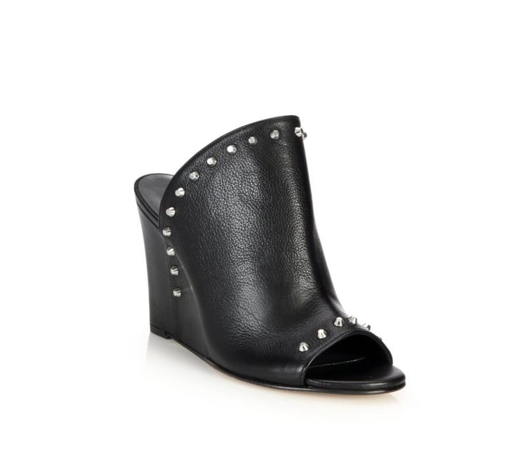 stuart weitzman white mules