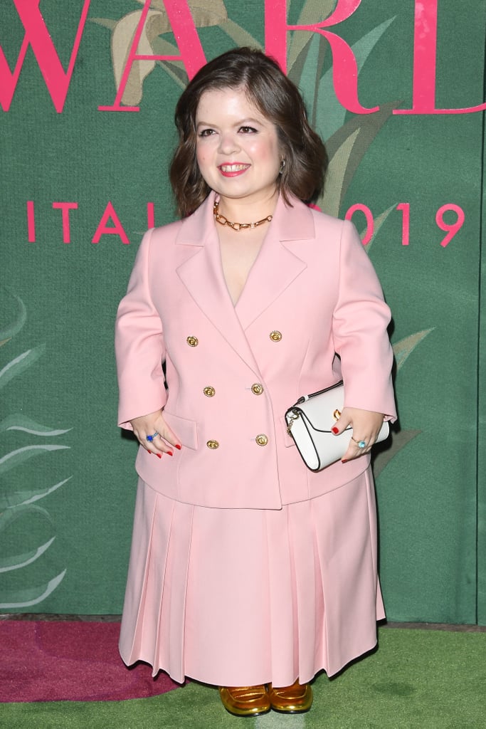 Sinead Burke at The Green Carpet Fashion Awards 2019