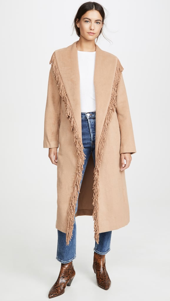 Line & Dot Linda Fringe Coat