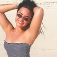 Why Demi Lovato Posted This Empowering Swimsuit Photo Despite Feeling "Insecure" About Her Legs