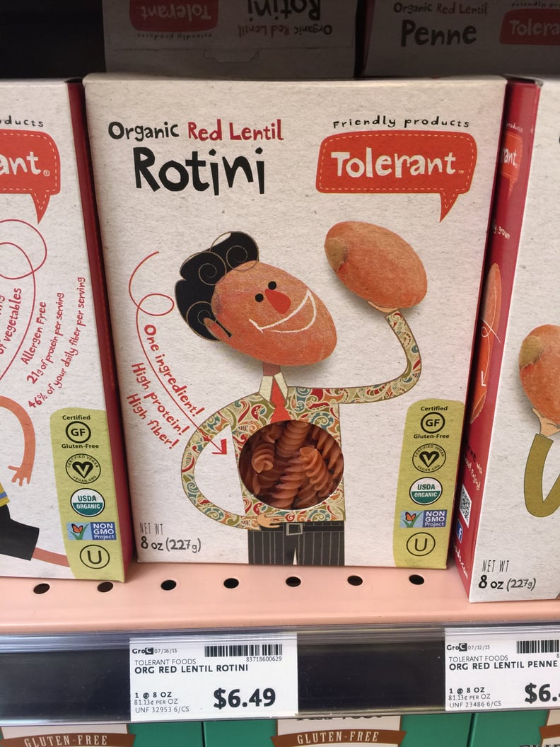 Best Whole Foods Product: Tolerant Organic Red Lentil Rotini ($7)