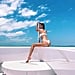 Bella Hadid in White Thong Bikini