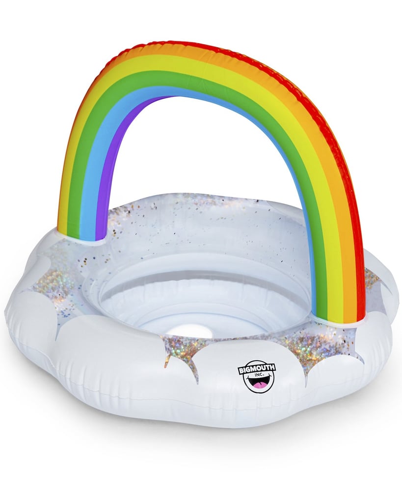 Big Mouth Happy Rainbow Lil' Pool Float With Glitter Inside