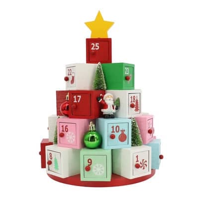 11.7" Christmas Tree Advent Calendar by Ashland