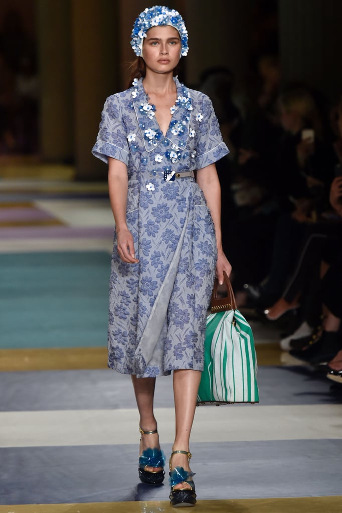 On the Miu Miu Spring '17 runway.