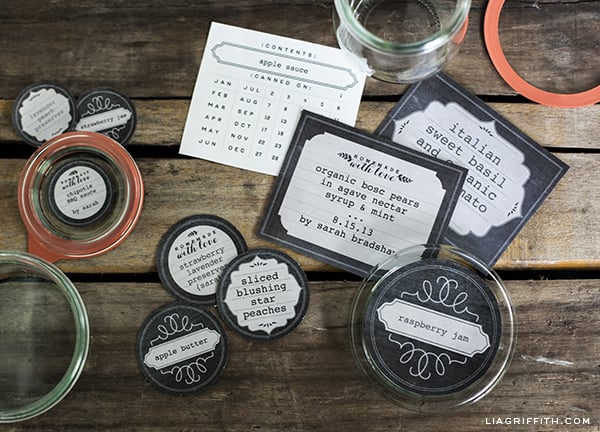Chalkboard Labels by Lia Griffith