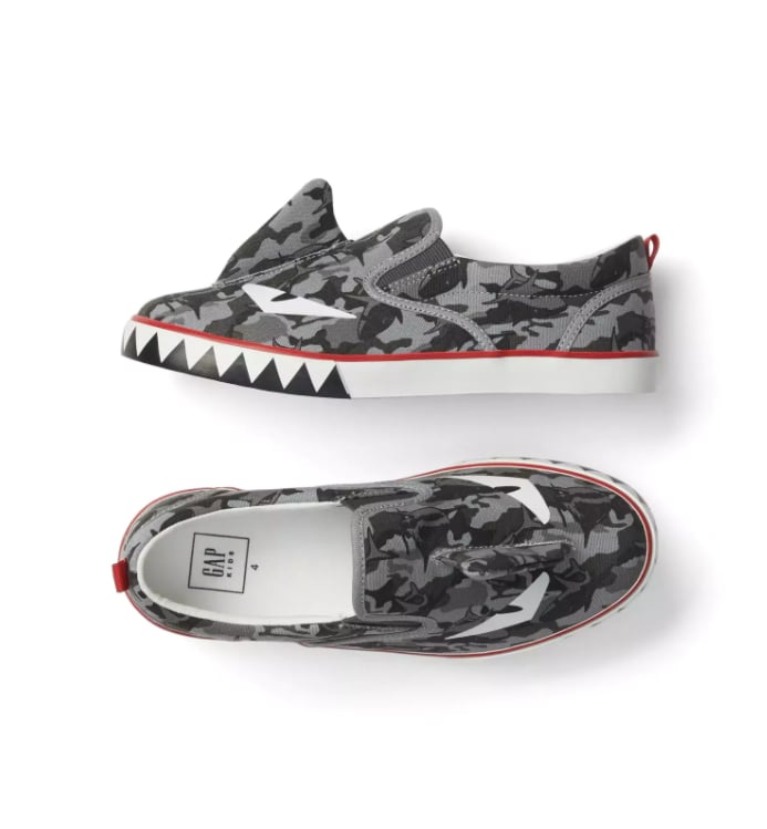 Shark Face Slip-On Sneakers