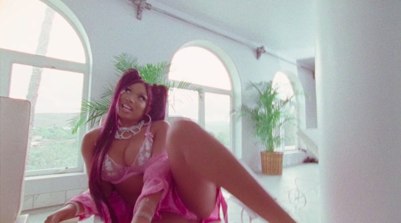 Shop Megan Thee Stallion's Pink Bra in the "34+35" Remix Music Video