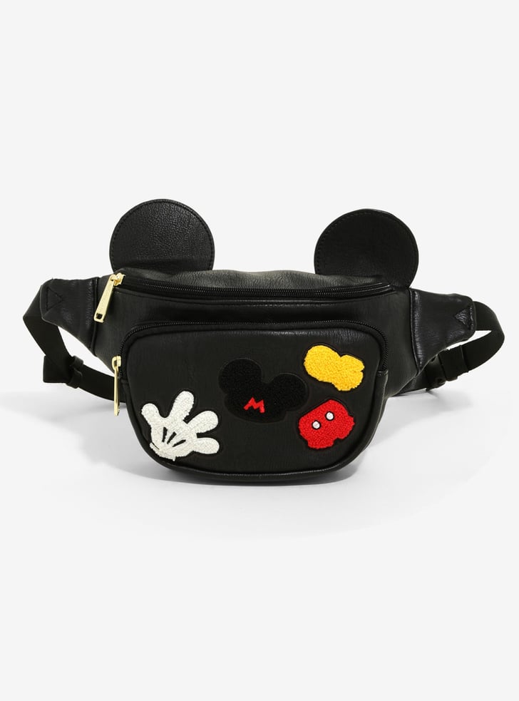 Loungefly Disney Mickey Mouse Patches Fanny Pack Disney Fanny Packs