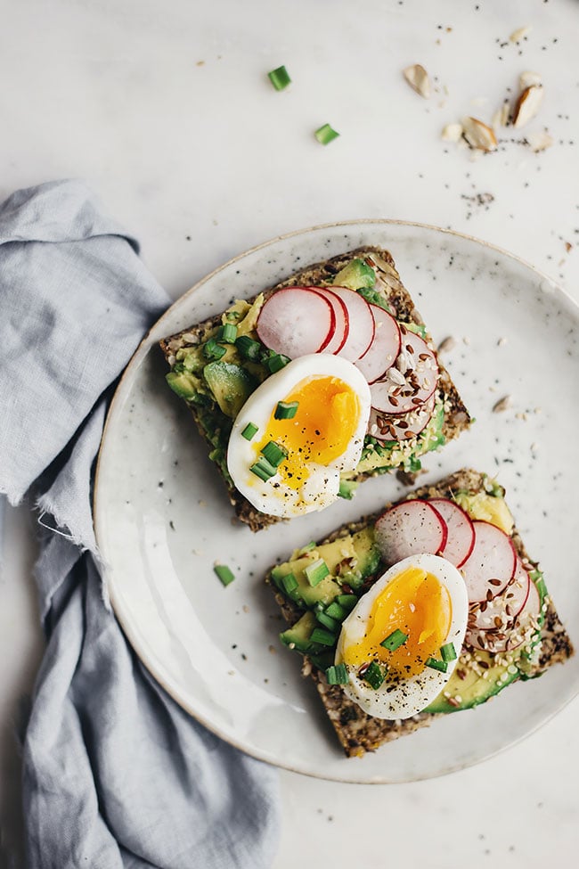 Avocado and Egg Sandwich with Super Seed Bread