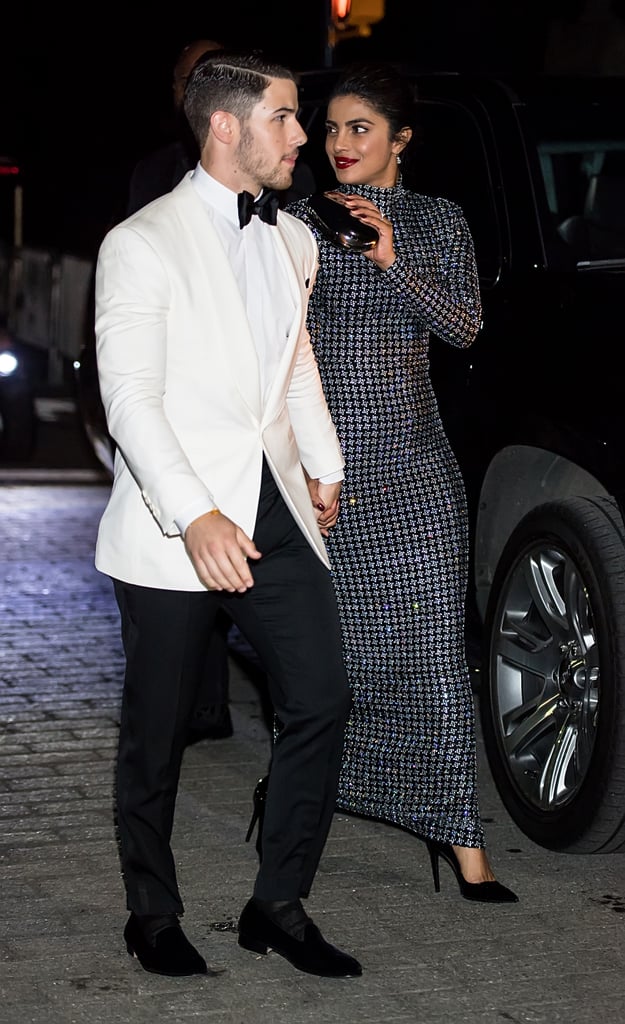 Priyanka Chopra and Nick Jonas at New York Fashion Week 2018