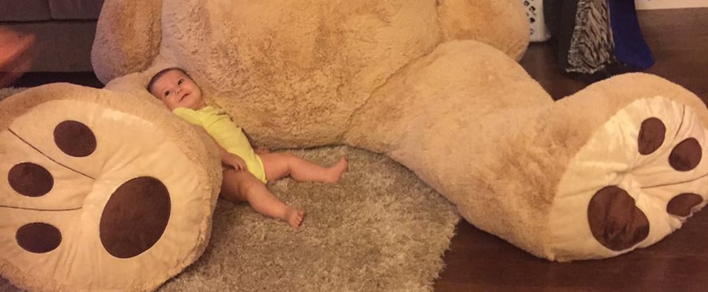Grandpa Buys Baby a Giant Teddy Bear