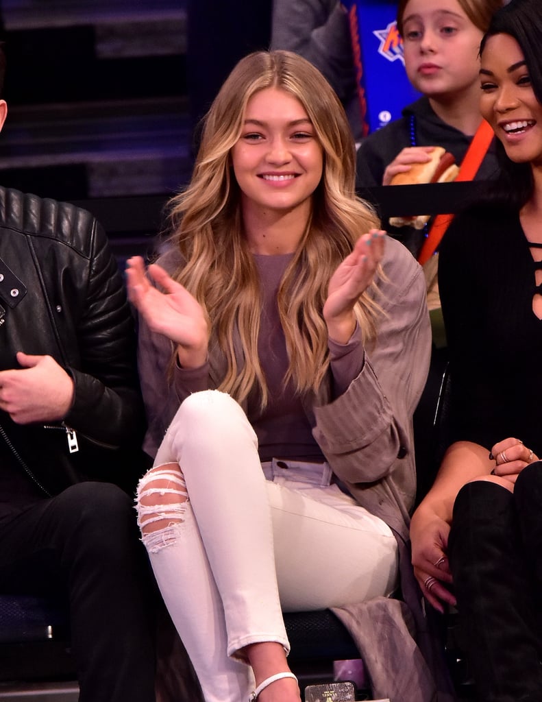 Gigi Hadid Attends Knicks Game After Joe Jonas Split
