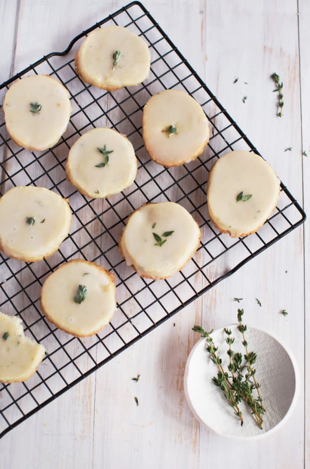 Vanilla and Thyme Slice-and-Bake Cookies