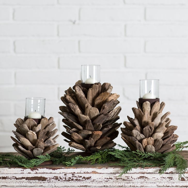 Driftwood Candle Holder (52) Magnolia Market Christmas Collection