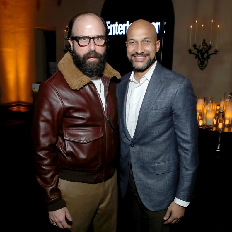 Brett Gelman and Keegan-Michael Key at EW's 2020 SAG Awards Preparty