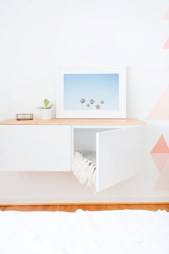 Floating Credenza Ikea Besta Hacks POPSUGAR Home Photo 7