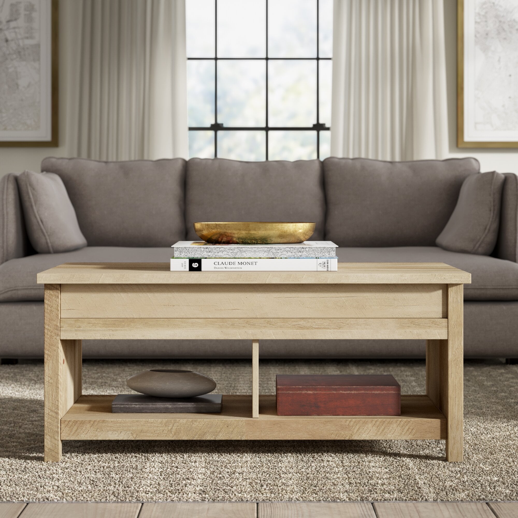 Tilden lift top coffee table with storage hot sale