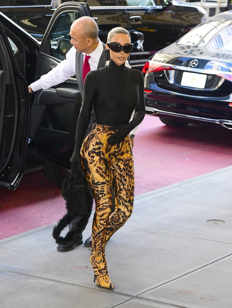 Kim Kardashian Wears Balenciaga in New York City