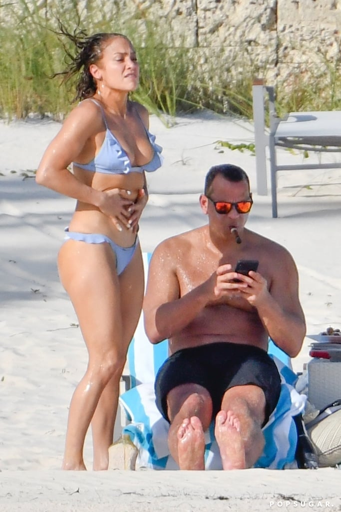 Jennifer Lopez and Alex Rodriguez in the Bahamas March 2019