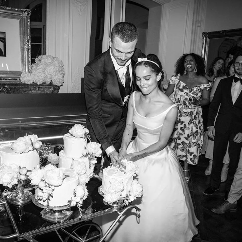 Zoe Kravitz Wedding Dress Popsugar Fashion Uk