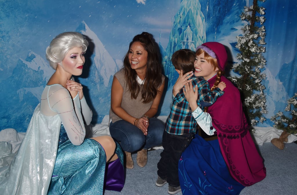Vanessa Lachey and Son at Frozen on Ice December 2015