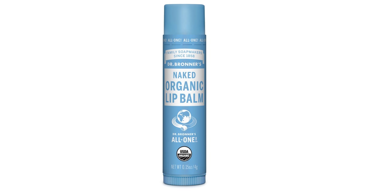 Dr. Bronner's Naked Organic Lip Balm Best Drugstore Lip Balm 2018