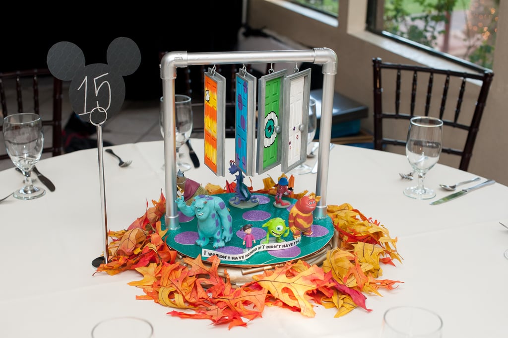 Fall Wedding With Disney Centerpieces