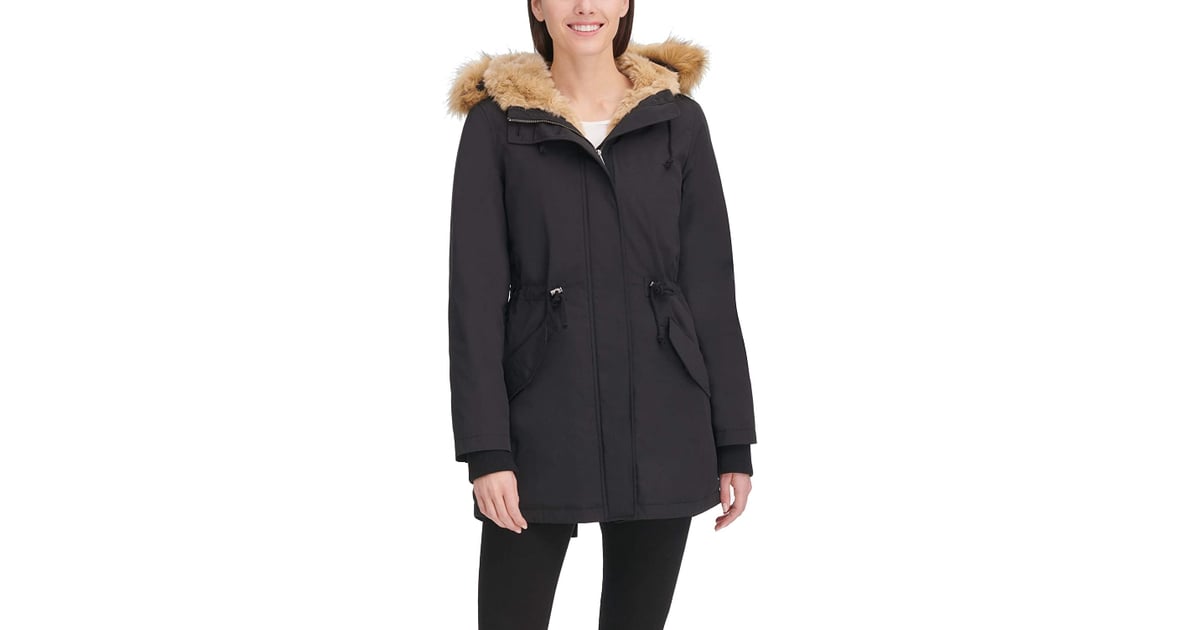 Top 49+ imagen levi's faux fur lined hooded parka jacket Thptnganamst.edu.vn