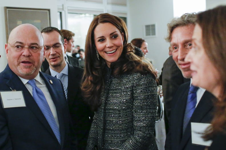 Kate Completed Her Look With Embellished Drop Earrings