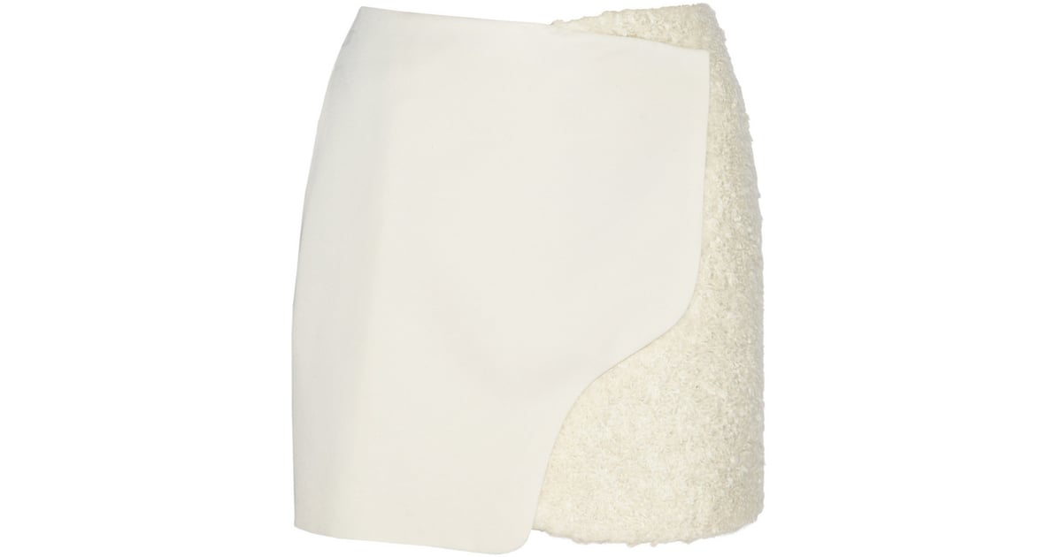 Maiyet Wool and Shearling-Effect Wrap Skirt | Shearling Clothes For ...