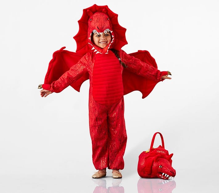 Kids Red Dragon Halloween Costume