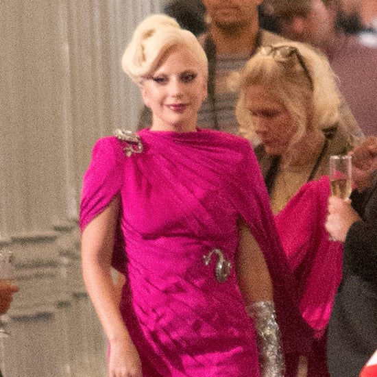 Lady Gaga on American Horror Story Set