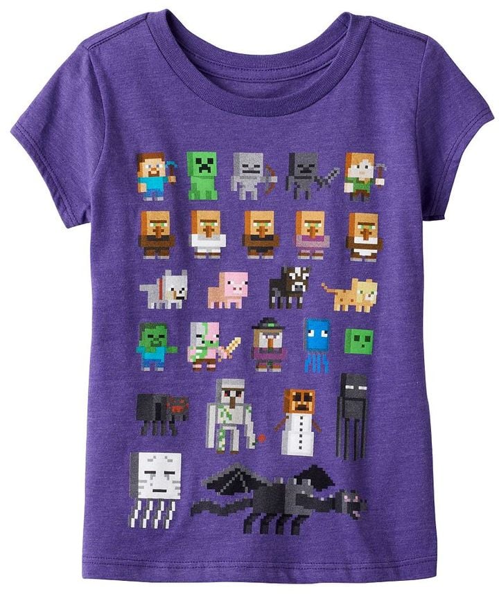 Girls 4-6x Minecraft Character Graphic Tee ($10, originally $18)