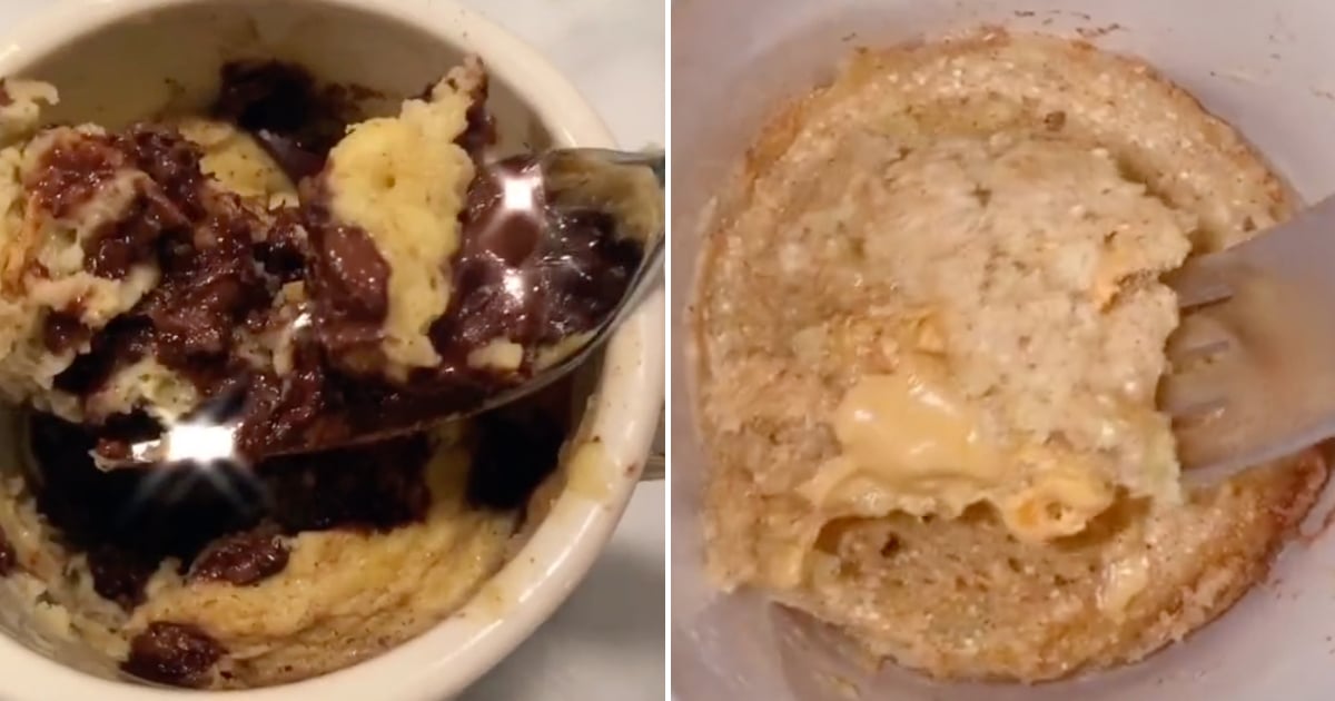 Easy Banana Bread in a Mug Recipe TikTok Video POPSUGAR Food