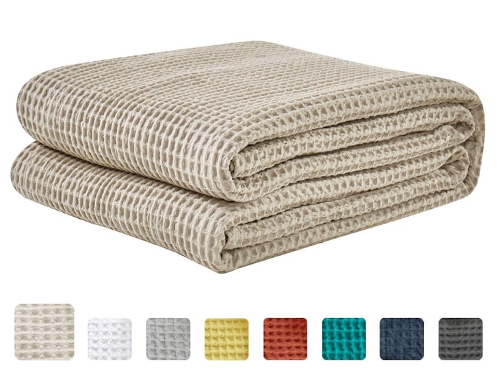 PHF Cotton Waffle Weave Blanket The Most Affordable and Stylish Home