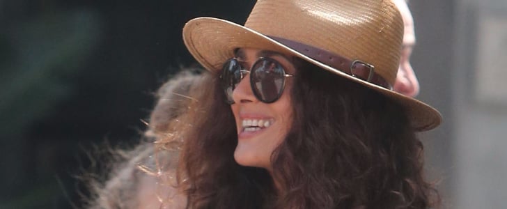 Salma Hayek's Frizzy Curly Hair