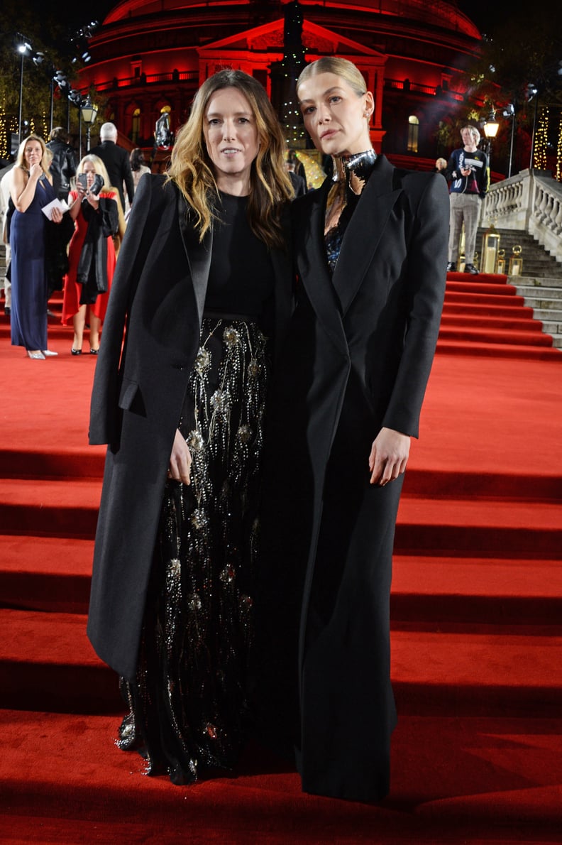 Clare Wight Keller and Rosamund Pike