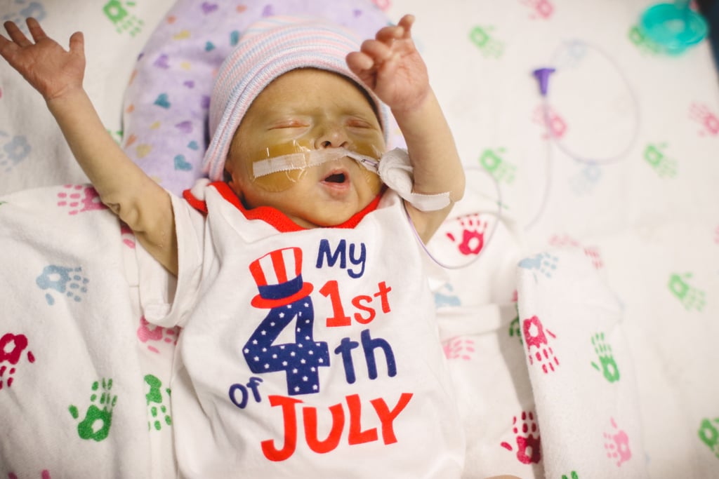NICU Babies Dressed For the 4th of July