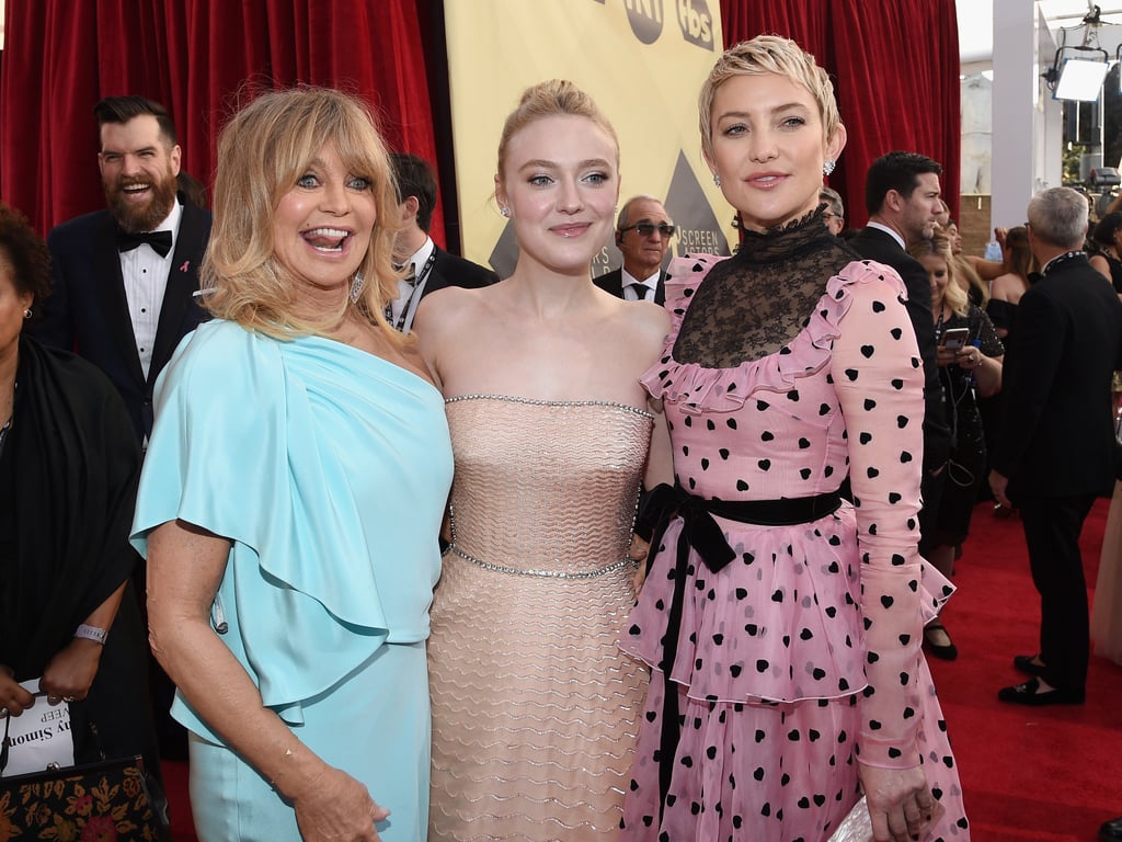 Goldie Hawn and Kate Hudson at the 2018 SAG Awards