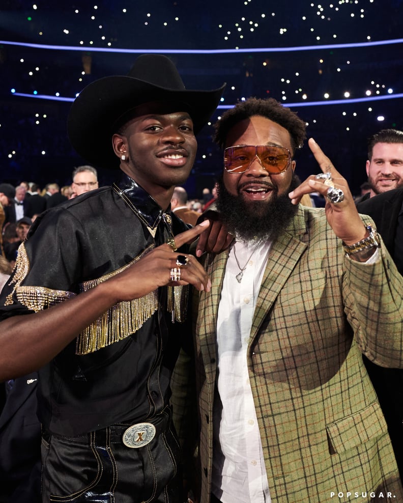 Lil Nas X and Blanco Brown at the 2019 CMA Awards