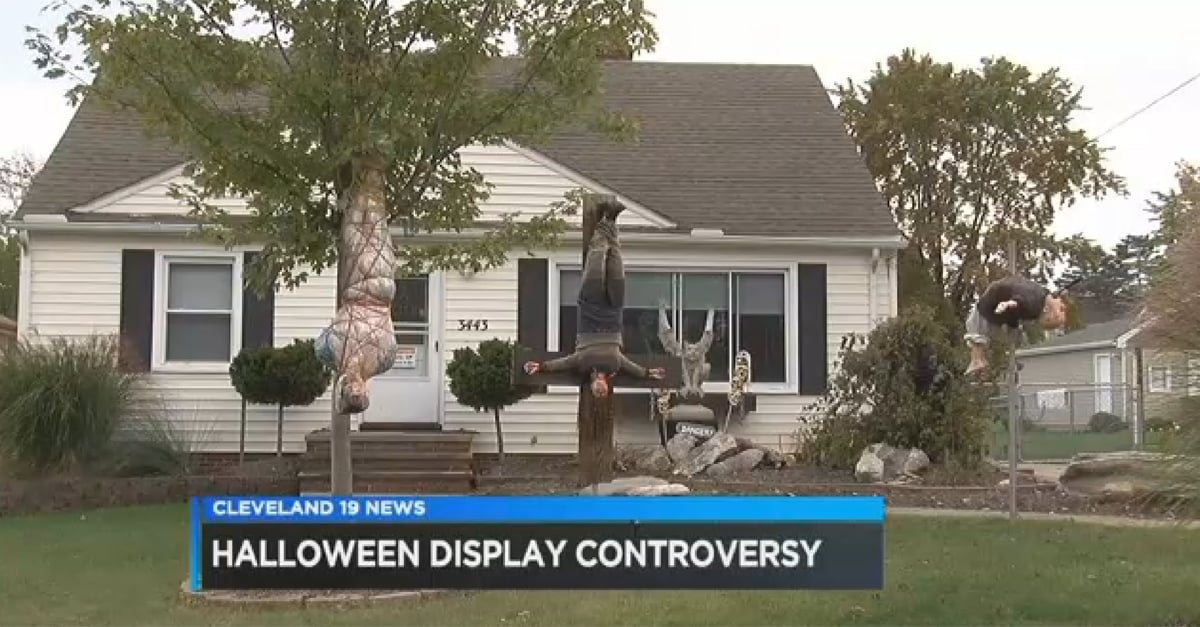Controversial Halloween Lawn Display in Parma, Ohio POPSUGAR Family